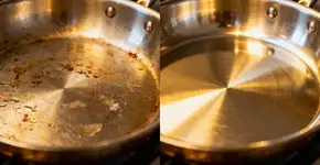 Como deixar panela brilhando com um ingrediente que custa menos que um chiclete