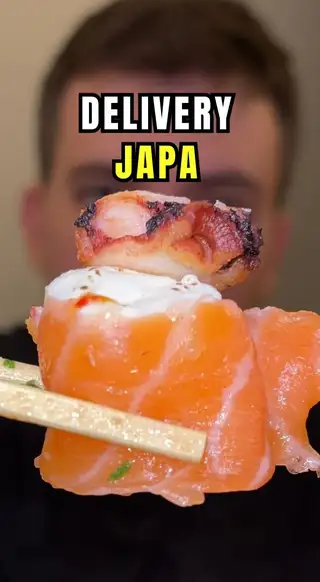 🍣🍱Delivery japonês sensacional! Peças variadas , com peças frescas e...