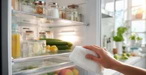 Bicarbonato e vinagre eliminam odores da geladeira sem agredir superfícies