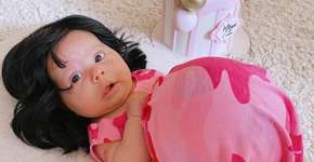 Mãe comemora mêsversário da filha com o tema ‘grávida de Taubaté’