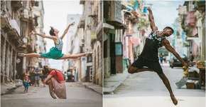 Fotos estonteantes de bailarinos nas ruas de Cuba