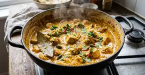 Os indianos concordam: “Para deixar o frango ao curry mais aromático e saboroso, o segredo é adicionar uma folha de louro e cardamomo inteiro durante o cozimento.”