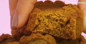 Bolinho de maçã e gengibre pronto num instante