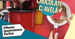CHOCOLATE QUENTE COM CREME DE AVELÃ | Pra ficar quentinho