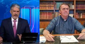 No JN, Bonner se indigna contra Bolsonaro por associar vacina e AIDS