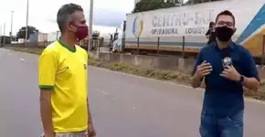 Repórter de afiliada do SBT é agredido por homem com camiseta da seleção