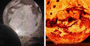 Artista cria luminárias em formato da Lua e dos planetas