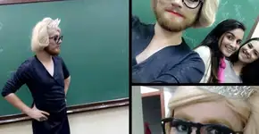 Professor se monta de drag queen para discutir gênero e sexualidade com alunos