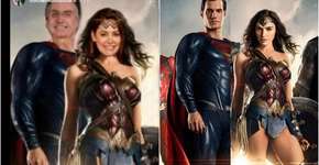 Michelle publica imagem como Mulher Maravilha e de Bolsonaro como Super-Homem