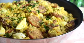 Farofa de Natal completa e deliciosa