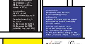 ECA/USP abre inscrições para o processo seletivo do Curso de Especialização “Arte na Educação: teoria e prática”