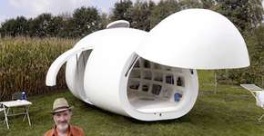 Arquitetos desenvolvem casa em formato de ovo