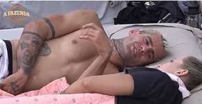 Yuri e Monick trocam carícias e declarações em ‘A Fazenda’