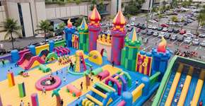 Maior castelo inflável da América Latina está no Parkshopping São Caetano