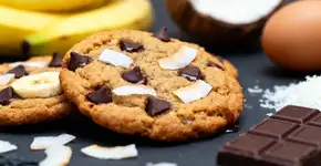 Biscoitos de banana sem farinha que você pode fazer em 15 minutos