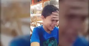 Menino descobre que ganhará 2 irmãos e se emociona; veja vídeo