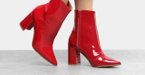 Bota vermelha: hit do inverno 2018 por menos de R$ 200