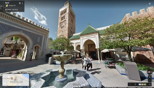 Areá dedicada ao Marrocos no Epcot