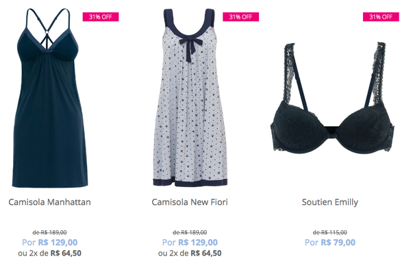 Descontos no outlet da Any Any