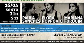 Roda de Samba reúne jovens cantoras na Serralheria