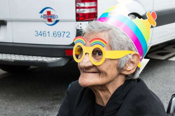 Parada LGBT na avenida Paulista 