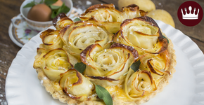 Torta de Rosas de Batata: você teria coragem de comer?