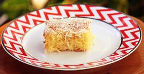 Bolo de laranja com coco: fofo e saboroso