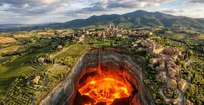 Marco histórico da mineração: 6000 km³ de magma descobertos sob a Toscana e uma rede de condutos vulcânicos que alimentam o supervulcão Yellowstone