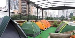 Saiba como é acampar em plena capital paulista