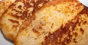 Pão na chapa low carb em 3 minutos