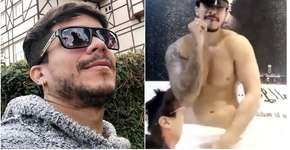 DJ fica pelado em live após deixar toalha cair ao fazer dança sensual