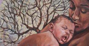 Artista retrata transformação de mulheres em mães