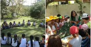 Espaço educativo aproxima crianças da natureza
