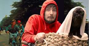 Casal recria cenas famosas de filmes com gatos de estimação