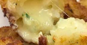 Bolinho de arroz cremoso que derrete na boca