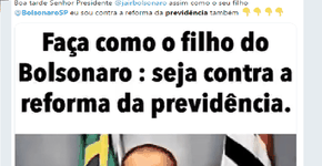 Vídeo de Eduardo Bolsonaro contra reforma da previdência viraliza