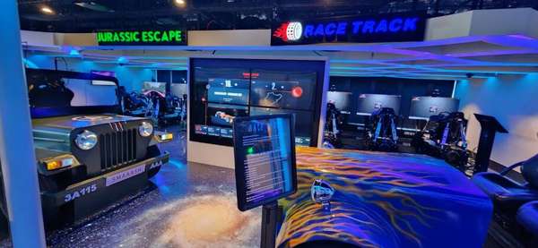 Galaxy Pavilion é um verdadeiro parque de diversões de realidade virtual