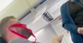 Homem é expulso de voo por usar calcinha como máscara