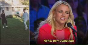 Vídeo de Neymar e Bieber jogando bola juntos leva internet à loucura