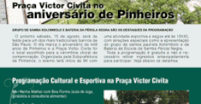 Praça Victor Civita no aniversário de Pinheiros