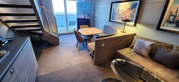 Cabine duplex do MSC Yatch Club, serviço Premium da MSC Cruzeiros 