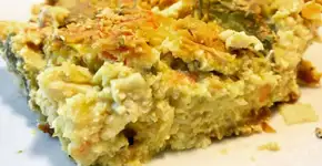 Torta de legumes vegana, sem glúten e muito cremosa