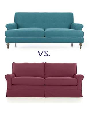 Prefira móveis com pé aparente