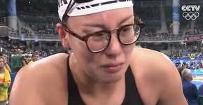 ‘Minha menstruação desceu’, disse chinesa ao perder na natação