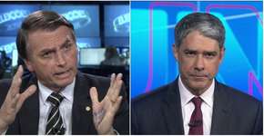 Bolsonaro cita casamento de Bonner ao vivo no JN e viraliza