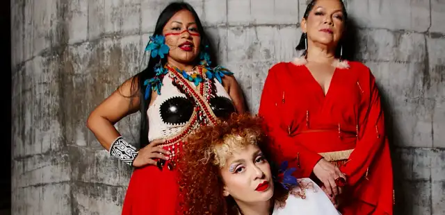 Show ‘As Amazônias’ com Aíla, Djuena Tikuna e Patrícia Bastos