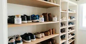 Como se livrar do cheiro de um armário de sapatos com itens domésticos