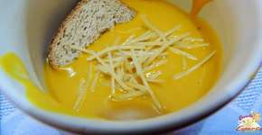 Caldo de abóbora cabotia com cream cheese; veja como fazer