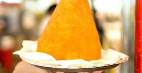 Topa? Panetteria ZN te desafia a comer uma coxinha de 1kg em 10 minutos