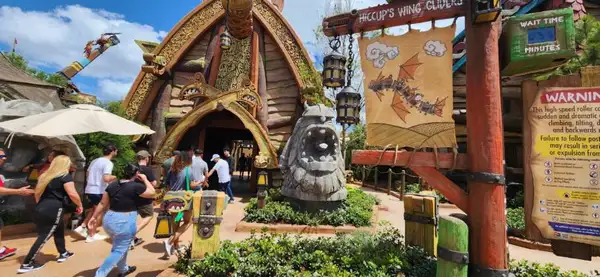 Detalhes da área de Como treinar seu dragão